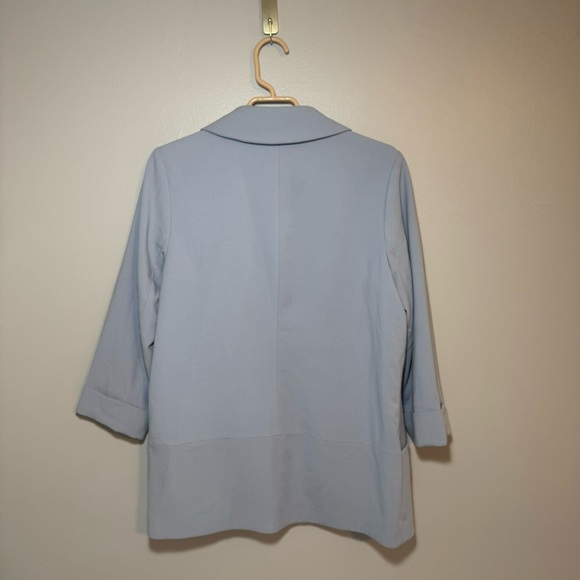 Women’s size 6 Banana Republic Light Blue Suit Jacket Business Blazer - Picture 2 of 7